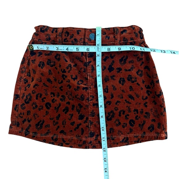 SO Animal Print Corduroy Skirt - Size 7 - Picture 4 of 4